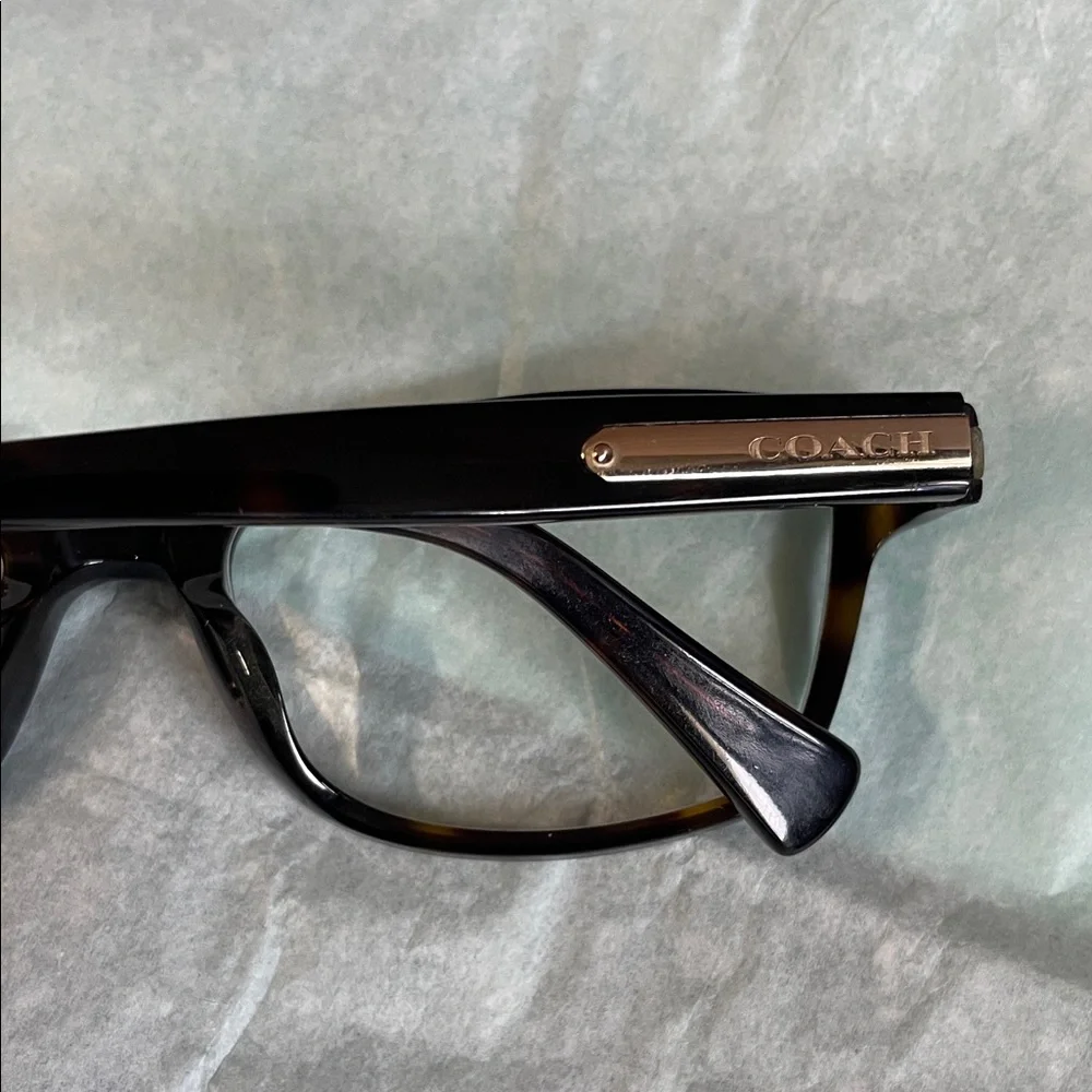 Coach Women's Glasses in Brown Pattern - Picture 5 of 6